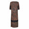 Original 1920s Lame Drop Waist Flapper Dress