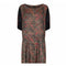 Original 1920s Lame Drop Waist Flapper Dress