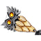 Original 1970s Articulated Owl Clip Earrings