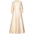Pierre Balmain 1960s Haute Couture Ivory Silk Linen Bridal Dress Suit