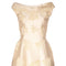 Pierre Balmain 1960s Haute Couture Ivory Silk Linen Bridal Dress Suit