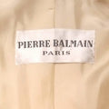 Pierre Balmain 1960s Haute Couture Ivory Silk Linen Bridal Dress Suit