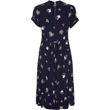 ARCHIVE - Rare 1940s Ballerina Novelty Print Rayon Tea Dress