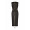 Rare 1990’s Jean Paul Gaultier Black Neoprene Corset Dress