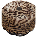 Rare early 1940s Ocelot Fur Pillbox Hat Previously Owned By Jolie Gabor