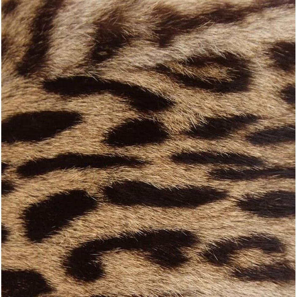 Rare early 1940s Ocelot Fur Pillbox Hat Previously Owned By Jolie Gabor