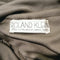 Roland Klein 1970s Studio 54 Grey Silk Jersey Dress