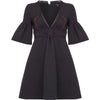 Runway Documented Gucci Spring/Summer 2007 Black Silk Purple & Orange Dress