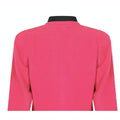 Runway Worn Yves Saint Laurent 1994 Pink Felt Wool Trimmed Jacket