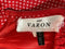 1970s Jean Varon Red Circle Print Tunic Dress
