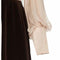 Salvador 1970s Chocolate Brown Velvet Cream Silk Dress and Waistcoat Ensemble