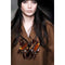 Statement Fall 2008 Burberry Chunky Bronze Metalic Necklace - Runway Look 36
