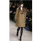 Statement Fall 2008 Burberry Chunky Bronze Metalic Necklace - Runway Look 36