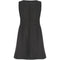 Stylish 1960s Bernard Freres Black A-line Mod Dress