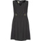 Stylish 1960s Bernard Freres Black A-line Mod Dress