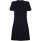 Stylish 1960s Jean Patou Black Wool Mod Dress
