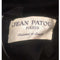 Stylish 1960s Jean Patou Black Wool Mod Dress