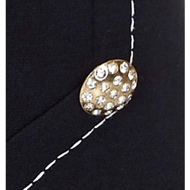 ARCHIVE - Stylish 1960s Jean Patou Black Wool Mod Dress