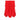 Ted Lapidus 1970s Flame Red Couture Dress