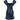 ARCHIVE: Ungaro 1980s Blue & Black Lame Cocktail Dress