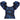 ARCHIVE: Ungaro 1980s Blue & Black Lame Cocktail Dress