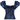 Ungaro 1980s Blue & Black Lame Cocktail Dress