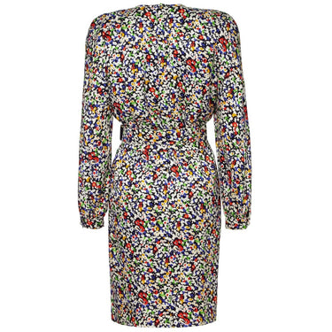 ARCHIVE - Valentino 1980s Floral Print Silk Shift Dress