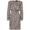 Valentino 1980s Floral Print Silk Shift Dress