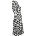 Veronica at Rembrandt Vintage 1960s Geometric Print Monochrome Dress