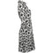 Veronica at Rembrandt Vintage 1960s Geometric Print Monochrome Dress