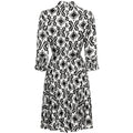 Veronica at Rembrandt Vintage 1960s Geometric Print Monochrome Dress