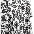 Veronica at Rembrandt Vintage 1960s Geometric Print Monochrome Dress