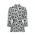 Veronica at Rembrandt Vintage 1960s Geometric Print Monochrome Dress