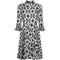 Veronica at Rembrandt Vintage 1960s Geometric Print Monochrome Dress