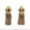 ARCHIVE - 1950s Christian Dior Gold and Black Crystal Earrings