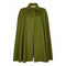 Yves Saint Laurent 1976-79 Russian Collection Moss Green Wool Cape