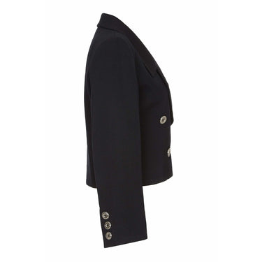 ARCHIVE - Yves Saint Laurent Early 1990s Black Double Breasted Short Jacket